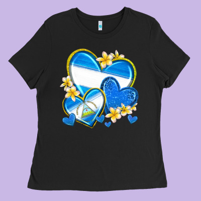 Ladies Tee nicaragua hearts