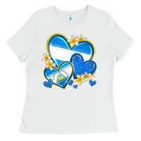 White nicaragua hearts Ladies Tee - texasbilliewilder