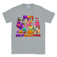 Heather Grey Happy Hallo Thanks Mas Classic Tee - CowhideDigitalArt