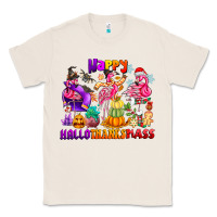 Natural Happy Hallo Thanks Mas Classic Tee - CowhideDigitalArt