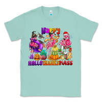 Seafoam Happy Hallo Thanks Mas Classic Tee - CowhideDigitalArt