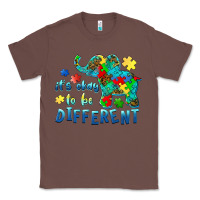 Chestnut it's okay to be different elephant autism awareness Classic Tee - BarkalooDesign