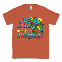 Copper it's okay to be different elephant autism awareness Classic Tee - BarkalooDesign