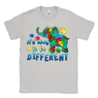 Moon Dust it's okay to be different elephant autism awareness Classic Tee - BarkalooDesign
