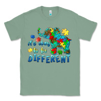 Sage it's okay to be different elephant autism awareness Classic Tee - BarkalooDesign