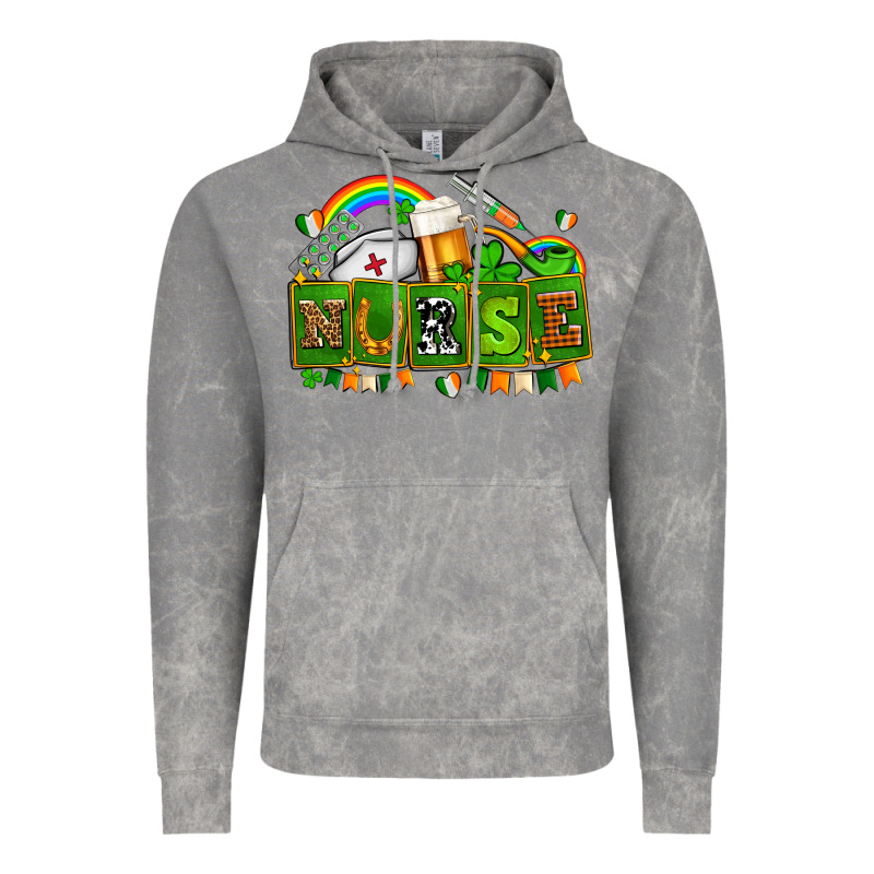St Patricks Nurse Vintage Hoodie by AdoDesignShop | Teevron