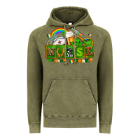 Vintage Olive st patricks nurse Vintage Hoodie - AdoDesignShop