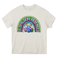 Cream easter rainbow Heavy Core Tee - RanaPortraitStore