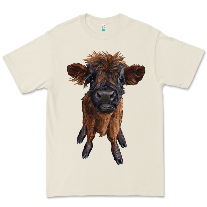 Highland Cow Calf Premium Tee by RanaPortraitStore | Teevron