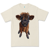 Bone highland cow calf Premium Tee - RanaPortraitStore