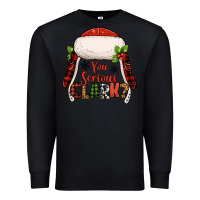 Black western you serious clark christmas Premium Sweatshirt - Jasminsmagicworld