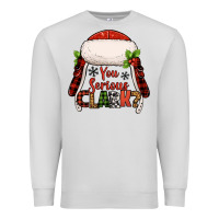 Dove Grey western you serious clark christmas Premium Sweatshirt - Jasminsmagicworld