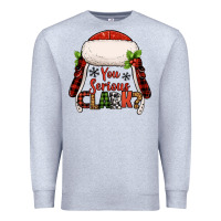 Heather Grey western you serious clark christmas Premium Sweatshirt - Jasminsmagicworld