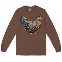 Chestnut Cream Legbar Chicken Long Sleeve Tee - LillyAllenDesigns