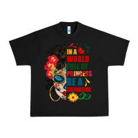 Black in a world full of princess be a chingona Urban Heavy Tee - BundleAndBundleShop