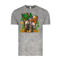 Cloud Rock st patricks donkeys with  shamrocks Vintage Tee - AdoDesignShop