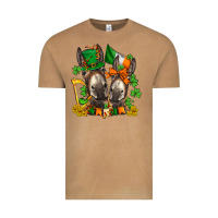 Vintage Camel st patricks donkeys with  shamrocks Vintage Tee - AdoDesignShop