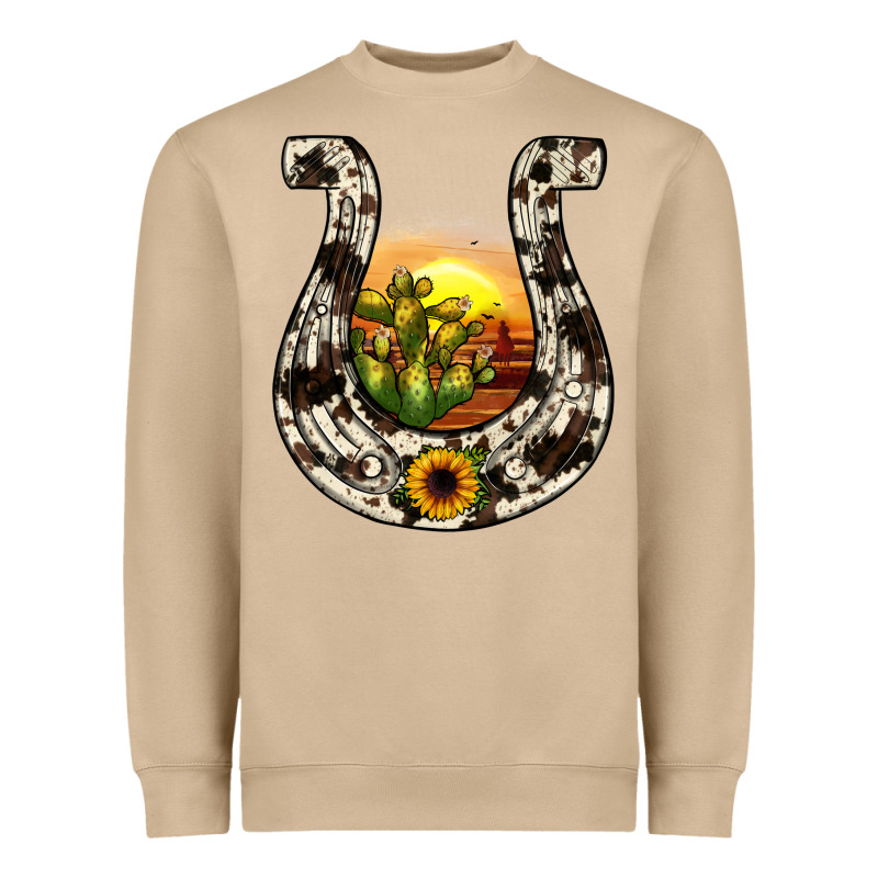 Horseshoe Sunset Heavyweight Sweatshirt by JahusDesignShop | Teevron