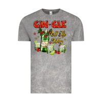 Cloud Rock gin`gle all the way with bottle and cocktails Vintage Tee - AdoDesignShop