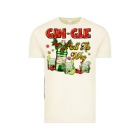 Vintage Arctic gin`gle all the way with bottle and cocktails Vintage Tee - AdoDesignShop