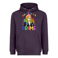 Plum drag is not a crime Heavyweight Hoodie - Artiststas