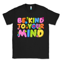 Black be kind to your mind Classic Tee - NancyCooperArtShop