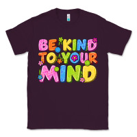 Plum be kind to your mind Classic Tee - NancyCooperArtShop