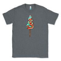 Charcoal Heather bluered lollipop Classic Tee - AdoDesignShop