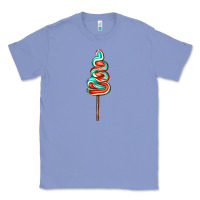 Colony Blue bluered lollipop Classic Tee - AdoDesignShop