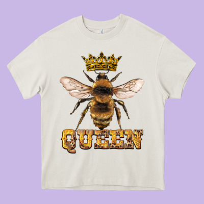 Queen Bee Heavy Core Tee Designed By Artiststas