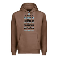 Chestnut I VE BEEN CALLED GRANDPA -may favorite grandpa Premium Hoodie - Bettercallsaul