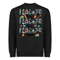 Black teacher teach love inspire Heavyweight Sweatshirt - JahusDesignShop