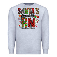 Heather Grey santa's favorite rn Premium Sweatshirt - Jasminsmagicworld