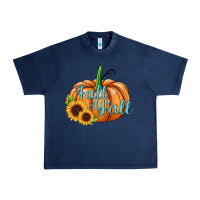 Navy fall y'all pumpkin Urban Heavy Tee - JahusDesignShop