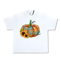 White fall y'all pumpkin Urban Heavy Tee - JahusDesignShop