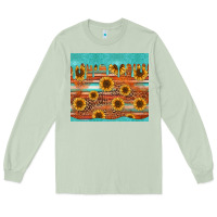 Matcha turquoise leopard distressed serape background tumbler Long Sleeve Tee - Jasminsmagicworld