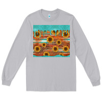 Moon Dust turquoise leopard distressed serape background tumbler Long Sleeve Tee - Jasminsmagicworld