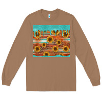 Toasted Coconut turquoise leopard distressed serape background tumbler Long Sleeve Tee - Jasminsmagicworld