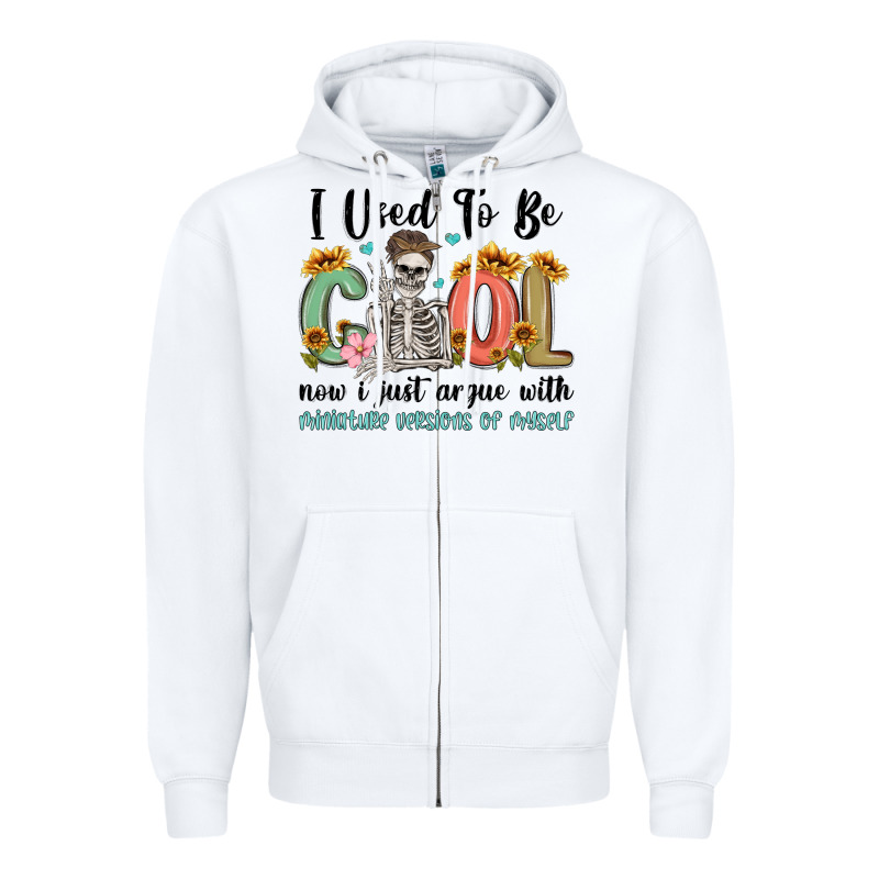 I Used To Be Cool Now I Just Argue With Miniature Zipper Hoodie by MaliasSmallBusiness | Teevron