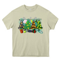Mossy christmas trees with tennis Heavy Core Tee - Zillion Design Studio