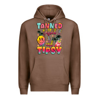 Chestnut tanned tattled and tipsy Premium Hoodie - JahusDesignShop