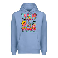 Colony Blue tanned tattled and tipsy Premium Hoodie - JahusDesignShop