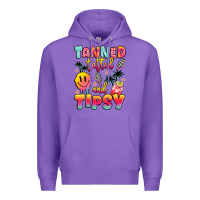 Purple tanned tattled and tipsy Premium Hoodie - JahusDesignShop