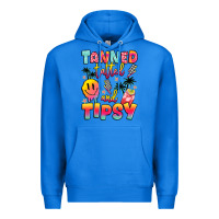 True Royal tanned tattled and tipsy Premium Hoodie - JahusDesignShop
