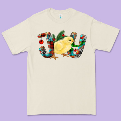 Christmas Joy Chick Premium Tee Designed By Ranaportraitstore