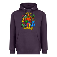 Plum accept understand love autism awareness Heavyweight Hoodie - Artiststas