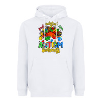 White accept understand love autism awareness Heavyweight Hoodie - Artiststas