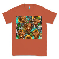 Copper long haired shaggy cow western Classic Tee - Jasminsmagicworld