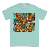Long Haired Shaggy Cow Western Classic Tee | Teevron