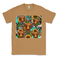 Toasted Coconut long haired shaggy cow western Classic Tee - Jasminsmagicworld